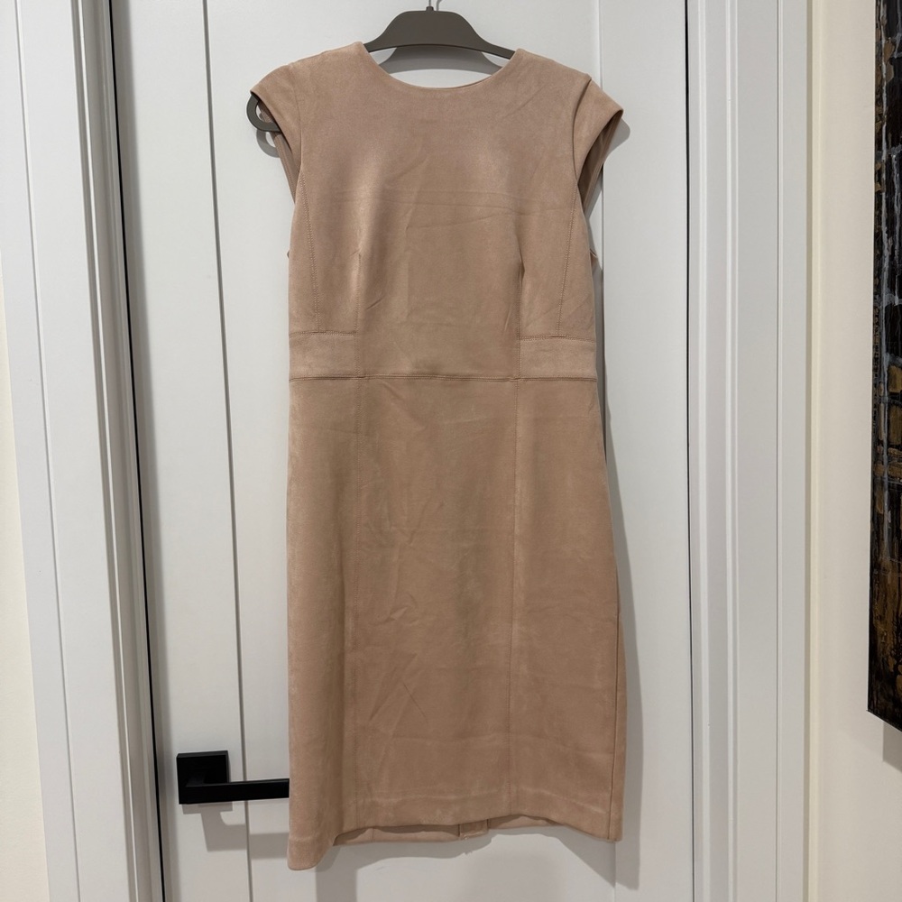 Ann Taylor Suede Midi Dress